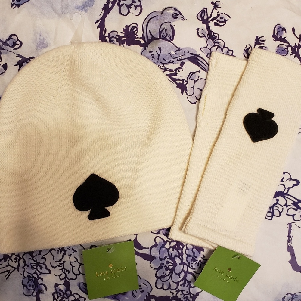 Kate Spade Hat and Mittens
